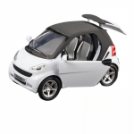 1/32 M&otilde;&otilde;tkava Simulatsioon Benz Smart Sulamist Mudelauto Metallist T&otilde;mmatav Uks Avatav Heli ja Valgus M&auml;nguasi Laste Valatud M&auml;nguauto Kingitus Poistele valge