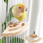 Bird Perches Platform Cage Accessories Chewing Toy Easy to Clean Interactive Pet Supplies Shelf