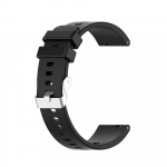 20 mm silikoonist kellarihm Huawei Honor Watch ES asenduskellarihma jaoks must