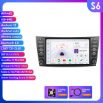 Ossuret 8 Mercedes Benz E-klassi W211 E200 E220 E300 E350 E240 E270 E280 W219 jaoks koos autoraadio toe, juhtmevaba intelligentse DVR-i, Carplay ja Android Auto'ga S6 8Core 6G 64G