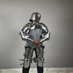 Gooti soomusr&uuml;&uuml; keskaegne r&uuml;&uuml;tel saksa t&auml;ielik soomusr&uuml;&uuml; 14. sajand Larp Cosplay Dekoratsioon Soomusr&uuml;&uuml; parim kingitus