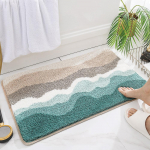 Armas koomiksiga vannitoavaip armsa vannimustriga, paksendatud, kiiresti kuivav, libisemiskindel, superabsorbeeriv, masinpestav, ideaalne kodu kaunistus 60CM*90CM