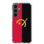 Coque T&eacute;l&eacute;phone &ndash; Samsung &ndash; Galaxy S24 Ultra &ndash; Drapeau Angola &ndash; Supp &ndash; Mitmev&auml;rviline