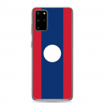 Coque T&eacute;l&eacute;phone - Samsung - Galaxy S23 - Drapeau Laos - Souple - Mitmev&auml;rviline