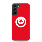 Coque T&eacute;l&eacute;phone &ndash; Samsung &ndash; Galaxy S22 Ultra &ndash; Drapeau Tunisie &ndash; Supp &ndash; Mitmev&auml;rviline