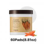 [SKINFOOD] Carrot Carotene Calming Water Toner 60 Pads (250g, 8.81oz)