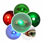 Led Mini Flash kalapeibutis Light Lamp Deep Drop Underwater Eye Shape Fishing Squid