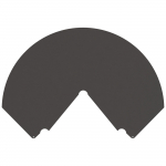 Semicircular base (sheet metal) for REN stove