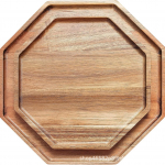 Suur &uuml;mmargune akaatsiapuidust kandik: Veekindel &otilde;htus&ouml;&ouml;gitaldrik, teekandik, toidufotograafia n&otilde;u, puidust puuviljavaagen In Stock