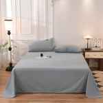 Klass A 100% Xinjiang puuvillast harjatud puhas puuvillast voodilina topelt XL vooditele, igaks hooajaks, majapidamiseks. 160x230cm Single Sheet (Fits 0.9m/1.2m bed)