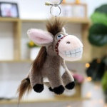 V&auml;ike eesel pl&uuml;&uuml;sm&auml;nguasi ripats armas poninukk neli tolli masinnukk nukk rippuv kaunistus v&otilde;tmehoidja 15cm