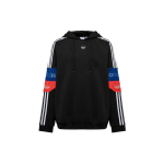 Adidas Originals Trefoil Fliisiga Kapuutsiga S&auml;rk Meeste Pealiskatted Must ED7173 M