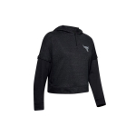 Under Armour x Project Rock Frotee Kapuutsiga S&auml;rk Naistele Kapuutsiga Must 1351807-001 L