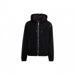Adidas Originals Premium Essentials kapuutsiga fliisjakk pikkade varrukatega meestele pealmine riietus Must II5807 S