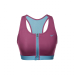 Nike Dri-Fit V&auml;rviplokk Keskmise toega Eest lukuga Spordirinnahoidja Naiste Aluspesu Lilla Punane FD4807-653 S