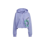 Adidas X Stella McCartney Cr Kapuutsiga Prindiga Paelaga T&otilde;mblukuga Jakk Naiste &Uuml;ler&otilde;ivad Lilla IB5892 XS gray