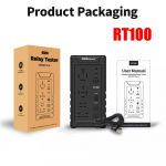 12V 24V Autorelee Tester RT100 4-PIN JA 5-PIN Pesaga Aku Relee Tester Automaatne Pinge Tuvastus Diagnostikat&ouml;&ouml;riist