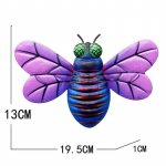 Metallist mesilane seinakunst Rippskulptuurid Ornamendid Kodu Tagahoov Aed Aed Raudkunst Mesilane siseruumides v&auml;liskaunistused Kuju