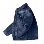 Meeste jakk Denim Retro Hip Hop Stiilis Lahtine &uuml;herealine pikkade varrukatega rev&auml;&auml;riga Mitu taskut Vabaaja t&auml;navar&otilde;ivad Suures suuruses meeste mantel 5XL