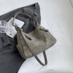 Matist nahast naiste &otilde;lakott Suure mahutavusega talvereisideks Naiste k&auml;ekotid Ristkehaga kotid Br&auml;ndi disain Ostukorv 31x11x24cm hall v&auml;rv