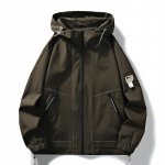 Kevad- ja s&uuml;gistrend Hongkongi stiilis vaba l&otilde;ikega t&ouml;&ouml;riiete stiilis vabaaja jope Noorte mood mitmek&uuml;lgne &uuml;laosa 4XL