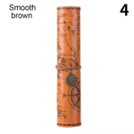 1 tk Retro Treasure Map rull-pliiatsi&uuml;mbris PU-nahast suure mahutavusega pliiatsi kott meigipintsli kott Pliiatsikott Kooli kirjatarbed 1