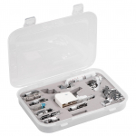 15 tk pressjalga Brotherile, Janomele, Singerile, multifunktsionaalsele &otilde;mblusmasinale, tarvikute komplekt