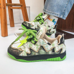 2025 Uued Klassikalised Meeste Vabaaja Tossud Paaristiil Mitmek&uuml;lgsed Hingavad Spordi Jooksujalatsid Zapatillas Deportivas 36 fluorestseeruv roheline v&auml;rv