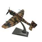 1/72 m&otilde;&otilde;tkavas valatud sulamist mudel Junkers h&auml;vitaja JU-87 s&otilde;jaline raketipommitaja Koguge kingitusi camouflage black