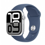 Apple Watch Series 10 GPS 42/46MM Alumiiniumist sihver silikoonist spordirihmaga 46MM h&otilde;be