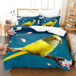 3D papagoi voodipesukomplekt lind loom sulet&auml;idisega tekikate padjap&uuml;&uuml;r 2/3 tk &uuml;heinimese kaheinimesevoodi luksuslik kodutekstiil tekikatte komplekt kingitus Baby 100x135cm