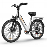 URLIFE E26 Linnas&otilde;iduks m&otilde;eldud elektrijalgratas unisex'ile 48V10.4AH/36V13Ah aku 350W mootor V&auml;litingimustes kasutatav elektriline jalgratas 26-tollised maanteerehvid Elektriline jalgratas koos j&auml;relistmega valge