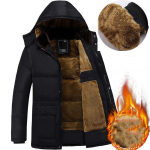 Talvine Paks Meeste V&auml;litingimustes Parka Mantel Pluss Suurus Karusnahast Voodriga Soe Jakk Meeste Suur Taskutega Lume Tuulekindel &Uuml;ler&otilde;ivas Spordi Parkad XXXXXL