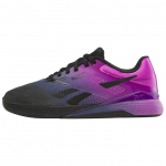 Reebok Nano X5 P&auml;ikeseloojangu lilla naiste tossud Must lilla-Rave 100212599 36