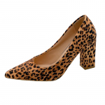 moodsad naiste leopardimustrilised stiletod terava ninaga slip-on k&otilde;rge kontsaga kingad naistele 2024 moodsad paksukontsalised kleidikingad naine pluss suurus 35