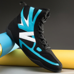 Meeste/naiste poksisaapad High -Gang Terrace Blood Blood Forever Professionaalsed v&otilde;istlused Treening noorte taekwondo saapad Mootorrattasaapad 35