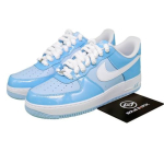 Nike Air Force 1 '07 LV8 Sinine Valge Lakitud HV9405-400 Meeste suurus EU 41 sinine