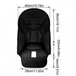 Beebi S&ouml;&ouml;gitooli Istmepadi PU Nahast S&ouml;&ouml;gitooli Kate Lapse S&ouml;&ouml;giistme Kate Peg Perego jaoks Siesta Zero3 jaoks Baoneo jaoks must