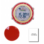 Mootorratta digitaalne kell veekindel mootorratta kleebitav armatuurlauale autokell auto pulgaga minikell armatuurlaua paadiratta jaoks must