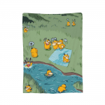 P-Pokemoni Psyduck Tekk Korallfliisist Pl&uuml;&uuml;s S&uuml;gis/Talv &Uuml;lipehme Visketekk Voodipesuks Magamistoa Voodipesu Visketekid 30x40in