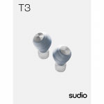 SUDIO T3 T&otilde;elised Juhtmevabad Bluetooth-k&otilde;rvaklapid CN-pistikuga (adapter kaasas)