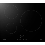Induktsioonpliidiplaat - SAMSUNG - 3 tsooni - L59 x S57 cm - NZ63M3NM1BB/UR - 7200 W - Klaaskate - Must