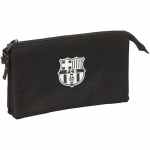 Trousse Triple - SAFTA - F.C. Barcelona - Confortable - Polyvalente - Noir must