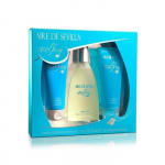 Eau de Toilette - Aire De Sevilla Azul Fresh - 150ml - Mixte - Set de 3 pi&egrave;ces