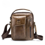 Ehtne nahast meeste crossbody &otilde;lakott Vintage lehmanahast messenger-kott meestele V&auml;ike vabaaja k&auml;ekott KTB kohv