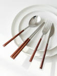 kamomekitchen Charmant s&ouml;&ouml;giriistad - Mahagon tea spoon