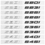 3D Car Trunk Emblem Badge Adhesive Lettering Sticker for 520i 523i 525i 528i 530i 535i 538i 540i 545i ized Accessory 530i h&otilde;be