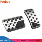 Autopedaalid gaasipiduri pedaali kaitsekate Jeep Compass Liberty 2007-2016 Patriot 2011-2017 AT jaoks