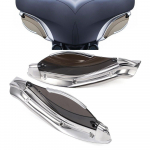 Mootorratta reguleeritava tiivaga suitsutoru k&uuml;lgmised tiivad &otilde;husuunajad Harley Touring Electra Street Glide Ultra jaoks