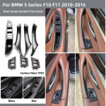 7X For BMW 5 Series F10 F11 F18 520 523 Car interior Door Handle ABS Part Trim